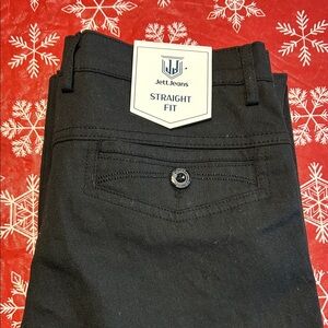 Men's Black Straight Fit Jeans